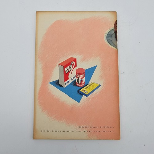 "Learn to Bake" General Foods Advertising Cookbook Swans Calumet Vintage 1947 - Imagen 3 de 5