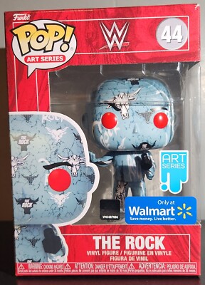 Funko POP! - The Rock - 44 - Dwayne Johnson WWE - Art Series