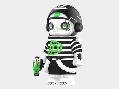 MEGA SPACE MOLLY 400% Lala Company Durian Man Collectible Art