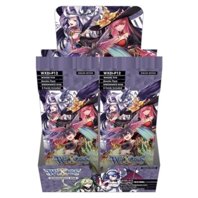 Wixoss TCG Booster Box DISSONANCE DIVA WXDi-P12 - ENG ENGLISH