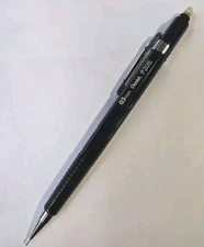 Vintage Pentel P205 Mechanical Drafting Pencil W/Eraser Black 0.5 Lead Japan