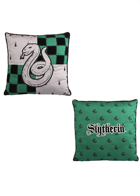 Universal Studios Harry Potter Slytherin House Decorative Pillow New with  Tag