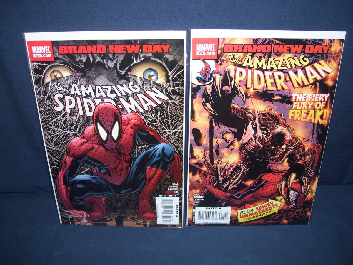 The Amazing Spider-Man #553 & #554 Marvel Comics 2008 Brand New