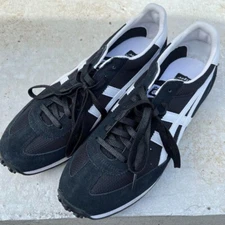 Onitsuka Tiger Sneakers Shoes Black White Size Men's US9 / JP27 No box Japan NEW