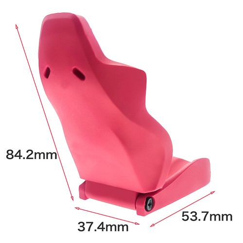 Simulation Car Driver Seat Chair Model Nylon For Trx-4 scx10 III 90046 1/10 Car - Picture 19 of 26