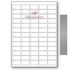 65 Per Page A4 Blank Self-Adhesive Mini Metallic Silver Labels Label Planet®
