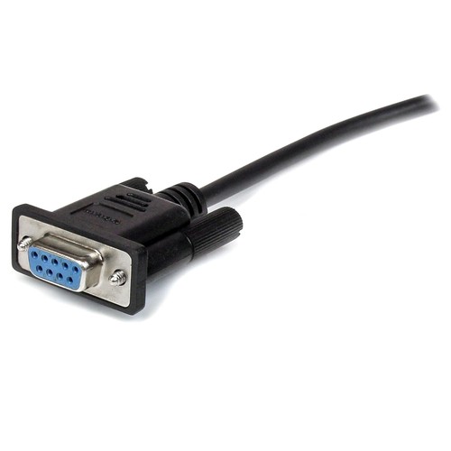 StarTech.com 0.5m Black Straight Through DB9 RS232 Serial Cable - DB9 RS232 Seri - Photo 4/7