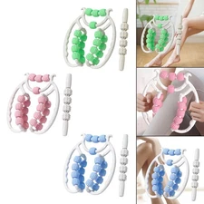 20 Wheels Massage Roller Manual Lightweight Office Flexible Portable Relax