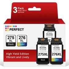 PG-275XL CL-276XL Ink for Canon 275 276 Pixma TR4722 TR4720 TS3722 TS3522 TS3520
