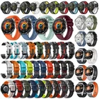 22mm Silicone Sport Strap For Samsung Galaxy Watch 3 45mm/46mm Watch Band