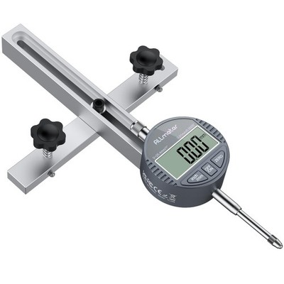 ALLmeter Digital Table Saw Alignment 0~1 inch straight through, Silver 