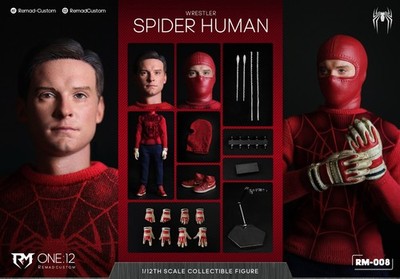 Remad Custom RM-008 Spider Human Wrestler Tobey Maguire 1/12