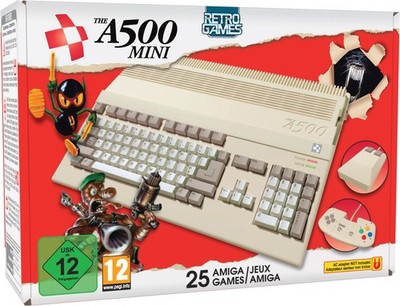 The A500 Mini | NEU & OVP | 25 Amiga Spiele vorinstalliert | Retro Konsole |