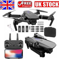 Drone 4K HD Selfie Camera Foldable RC Quadcopter Xmas Gifts +3 Batteries 1800mah