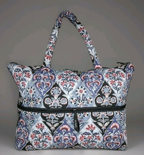 NWT - VERA BRADLEY EXPANDABLE TRAVEL BAG IN ORNATE BLOOM PATTERN 34848-T90 - Picture 2 of 14