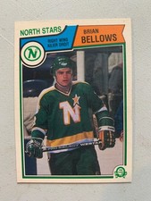 BRIAN BELLOWS 1983/84 OPC NHL ROOKIE CARD- #167 MINNESOTA NORTH STARS