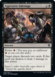 Aggressive Sabotage 078/281 Dominaria United Common