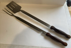 CUTCO LONG 20" SPATULA & FORK GRILLING/BBQ SET 1706/1707