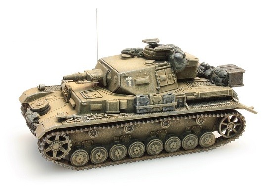 Artitec 387.107-Yw - 1/87/H0 WWII Dt. Pzkpfw IV Ausf. F1 - Africa - Finshed