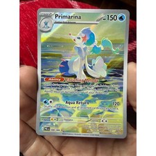 Pokemon Primarina 088/084 Ultra Rare Pitch Black Full Art Holo Card