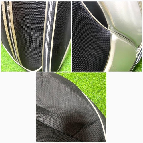 NIKE Black/Silver Cart Bag Golf Carry Caddy Bag Rare Japan used - Picture 9 of 10