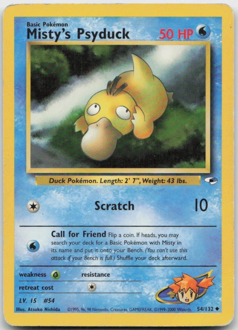【アメリカ限定、貴重】　海外版カスミのコダック　Misty’s Psyduck 25+ Misty's Psyduck Pokémon TCG Cards for sale | Updated Oct 2026