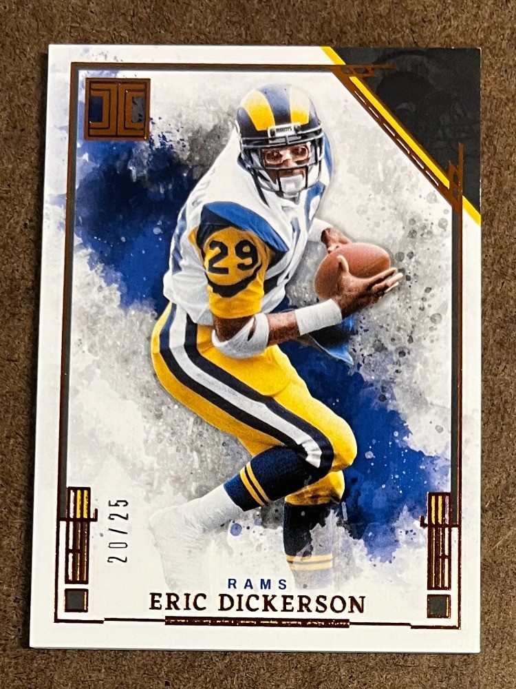 2025Panini Impeccable Football Bronze #41 ERIC DICKERSON /25 - Los Angeles Rams