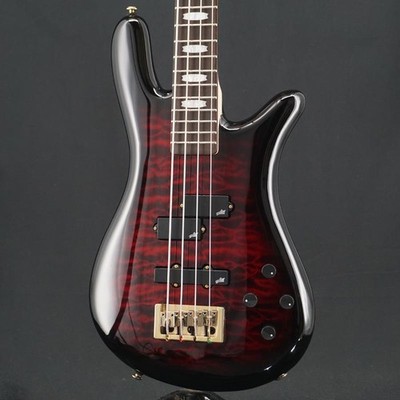 Spector NS Icon Bolt-On 4 Electric Bass Black Cherry Gloss Aguilar Preamp Used