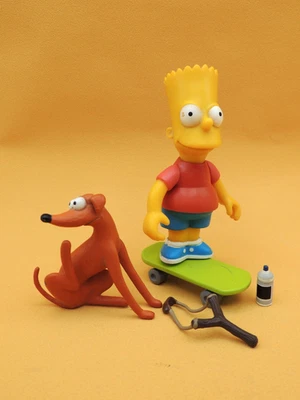 The Simpsons - Bart & Petit Papa Noël - Playmates 2000 Complet - Matt Groening - Photo 1/4