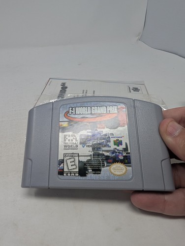 F1 World Grand Prix Nintendo 64 N64 Complete In Box CIB Nice - F-1 Game - Picture 14 of 23