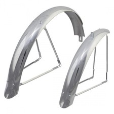 Sunlite Cruiser Full Balloon Flared Bicycle Fender Pair Cruiser Flared Chrome