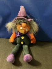 1997 STUFFINS Halloween Wicked Witch Plush Doll 10” - Lot #902