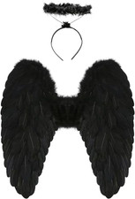 Angel Wings for Adult Feather Angel Costume for Women Halloween Costume