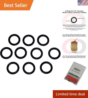 #ad Power Pressure Washer O Rings for 3 8quot; Quick Coupler High Temperature Viton ... $25.15
