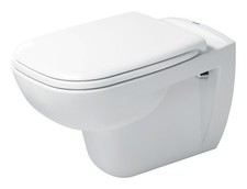 Duravit D-Code Wand-WC rimless 355 x 545 mm - Weiß Hochglanz - 2570090000