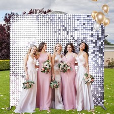 8 x 7.5Ft Aluminum Banner Stand Tension Fabric Display Backdrop for Exhibition