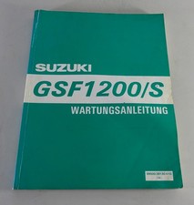 Workshop Manual Suzuki GSF 1200 S / Bandit By 02/1996