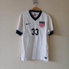 USMNT Centennial 2013-14 Soccer Nike Authentic Jersey #33 USA 100th Anniversary