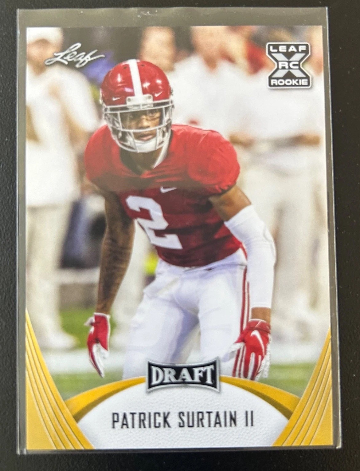 2021 Leaf Draft Patrick Surtain II #38 Gold RC