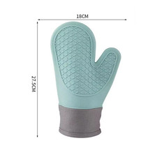 1PC Cute Silicone Kitchen Single Oven Glove Mitts Insulation Heat Resistant Micr
