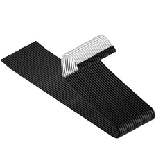 Metal Pants Hanger 20 Pack Open Ended Jeans Hangers Closet Space Saving for T...