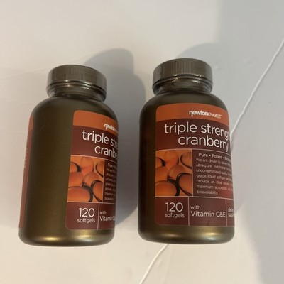 Exp 8/25 - 2 Packs TRIPLE STRENGTH CRANBERRY 420MG 120 SOFTGELS