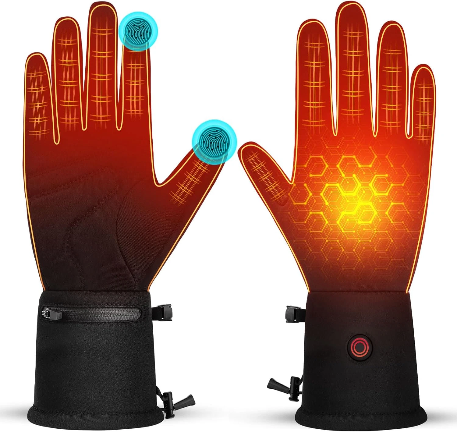 Rechargeable Heated Gloves for Men & Women - Thin Electric Liner for Outdoor Use
Opens in a new wind