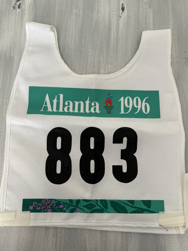 1996 Summer Olympics Atlanta Georgia USA American Volunteer Bib RARE Souvenir