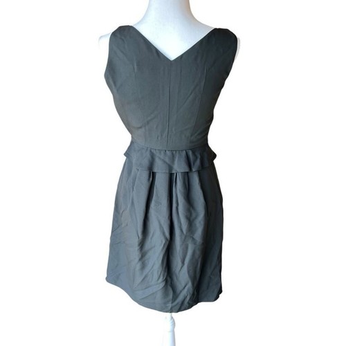 Moschino LBD klassisches Damen Kleid Plissee ärmellos schwarz Schleife Größe USA 4 - Bild 2 von 11