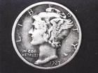 1927-S Mercury Dime San Francisco Mint Fine