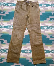 Vintage GAP Olive Green Lined Leather Bootcut Pants Women  s Size 2