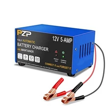 12v Smart Car Battery Charger, 5Amp Fully-Automatic Smart and Auto 12V 5A