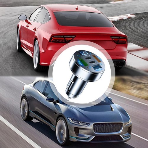 40W 5 Ports Car Charger Fast Charging PD QC 3.0 USB I3O4 D9K9 Charger U3A9 S8R5 - Picture 4 of 14
