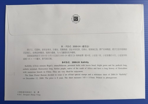 China 2000 Complete Set FDC & B-FDC (10 MS on 10 Covers) 中国2000年小型张首日封(A+B)共10个封 - Picture 21 of 21